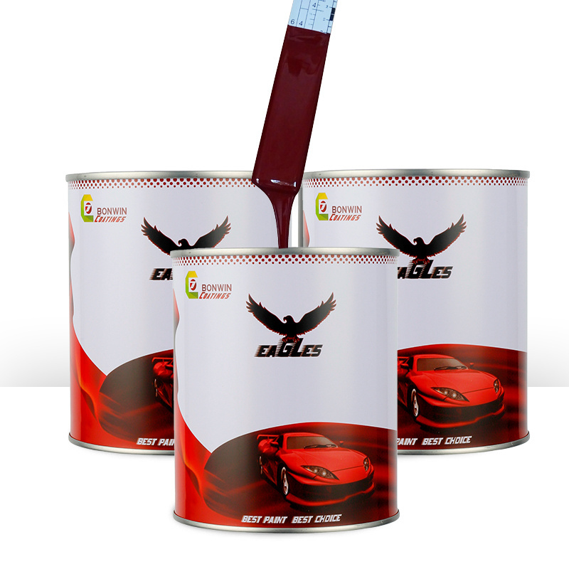 Eagles Brand High Solid And High Gloss Epoxy Resin Spray Coating Paint For Car Automotive Carmine