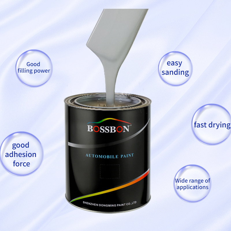 1K Acrylic Auto Epoxy Spray Primer Paint For Automotive Refinish Car With Car Paint Mixing Machine System