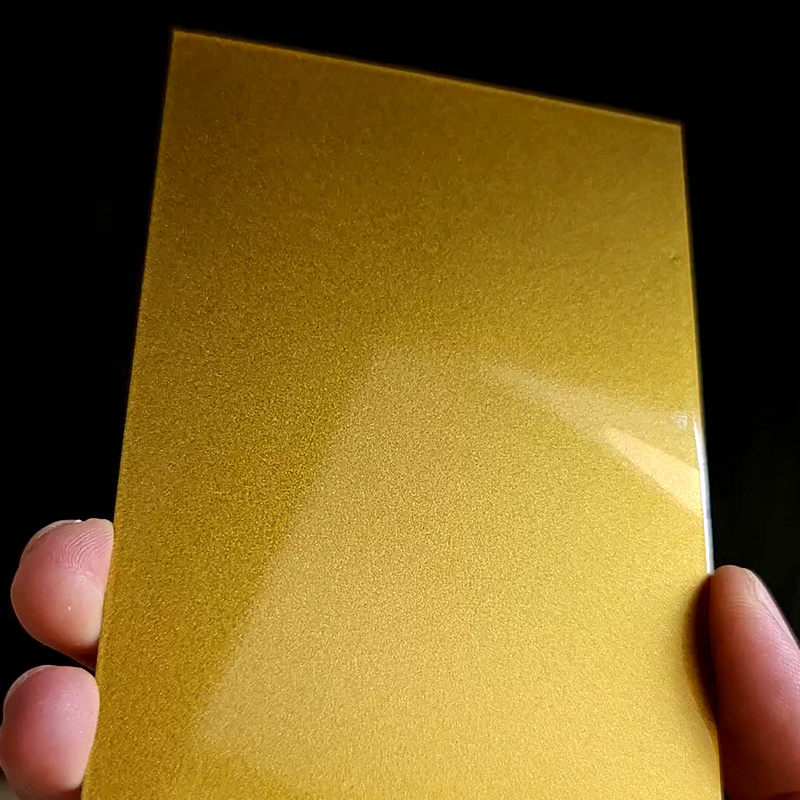 Free Sampled  Bossbon Wholesaling Single Component Gold Pearl Color Tinting Mixing System Acrylic Polyurethane Car Refinishing