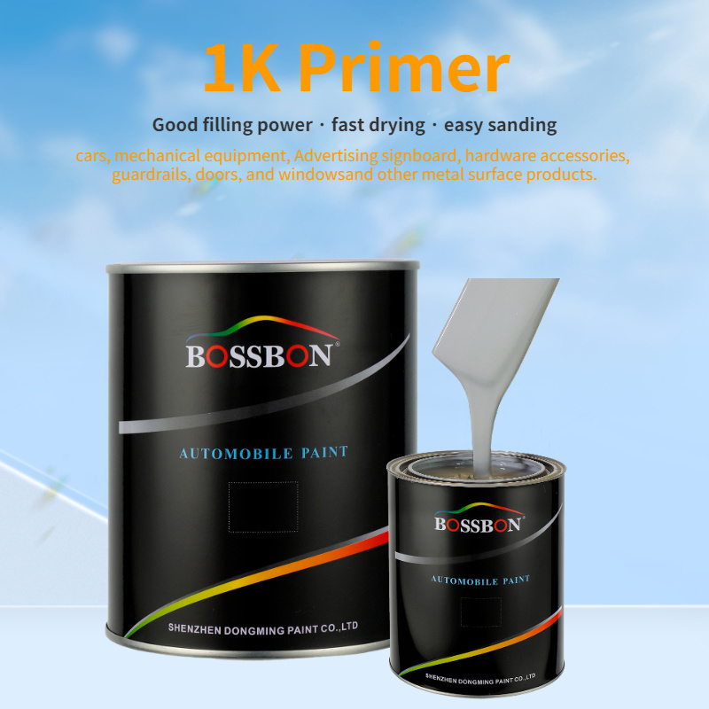 1K Acrylic Auto Epoxy Spray Primer Paint For Automotive Refinish Car With Car Paint Mixing Machine System