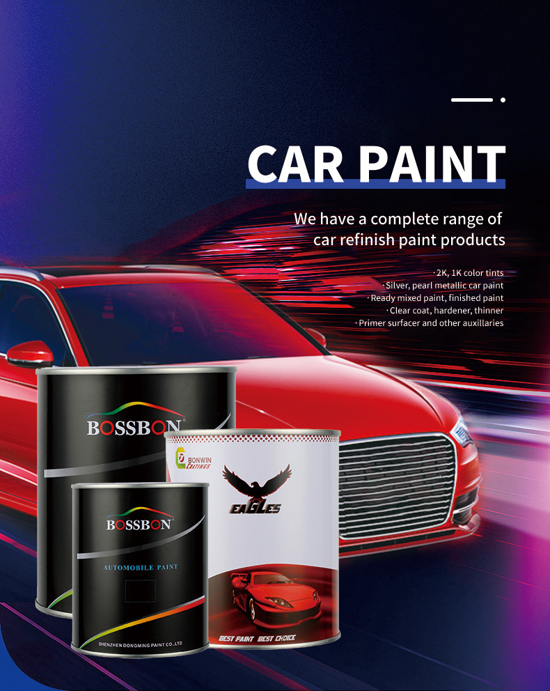 Eagles Brand High Solid And High Gloss Epoxy Resin Spray Coating Paint For Car Automotive Carmine