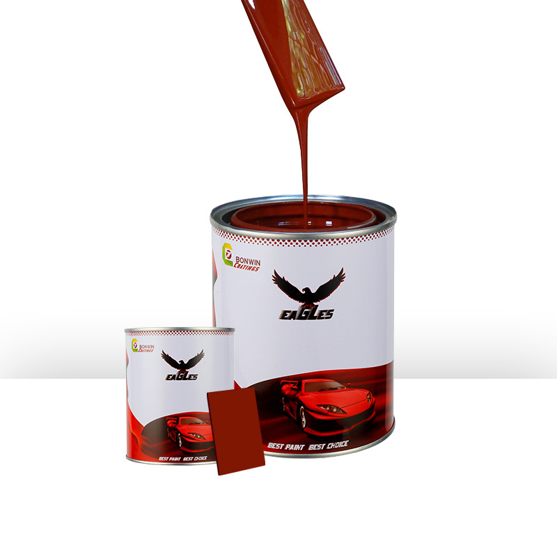 2K Car Paint Pigment Orange Spray Auto Refinish Paint Colors Autobody Repair Automotive Paint Bright Red