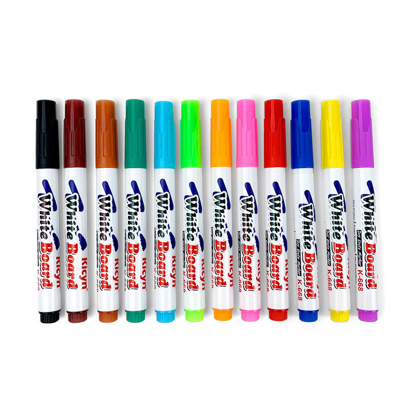 Magical Whiteboard Pen Large Capacity Erasable Whiteboard Markers Floating Water Drawing Colorful Marker Pen