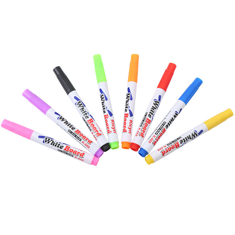 Magical Whiteboard Pen Large Capacity Erasable Whiteboard Markers Floating Water Drawing Colorful Marker Pen