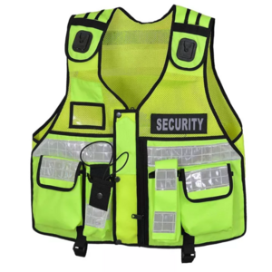 Mesh fabric Security Guard Multi Pockets Safety Vest