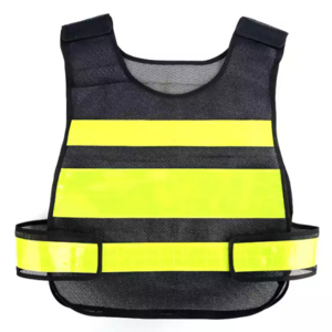 reflective safety workwear security vests black safety vest adjustable