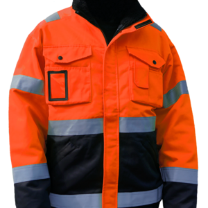 HI VIS Jacket 80/20 TC Quilted Unisex Warm Workwear Safety Jackets Reflective Work