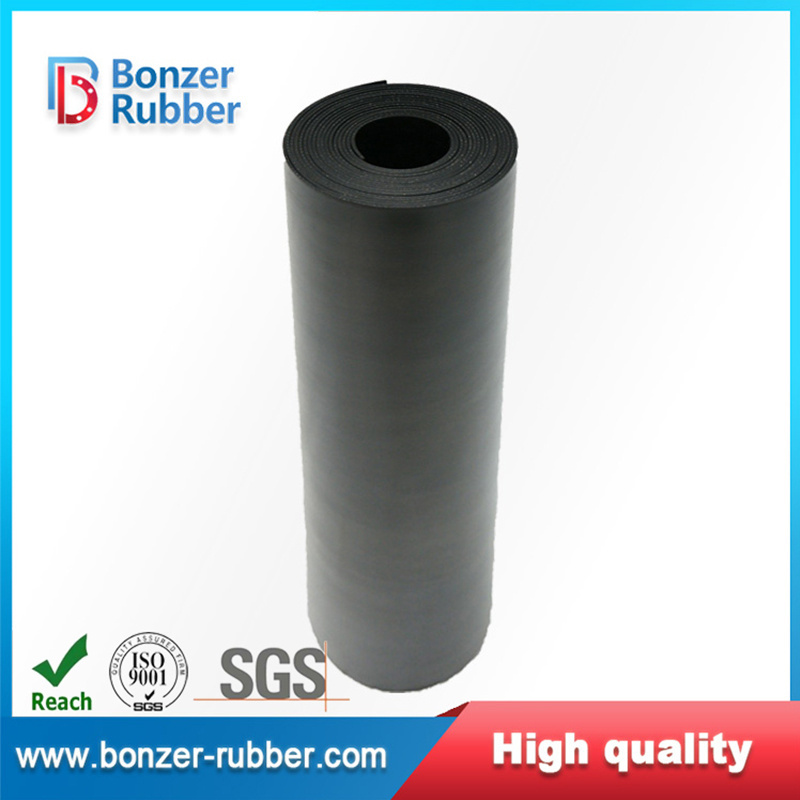 Tear Resistant High Friction  Cotton Nylon Reinforced Rubber Sheet  With Fabric