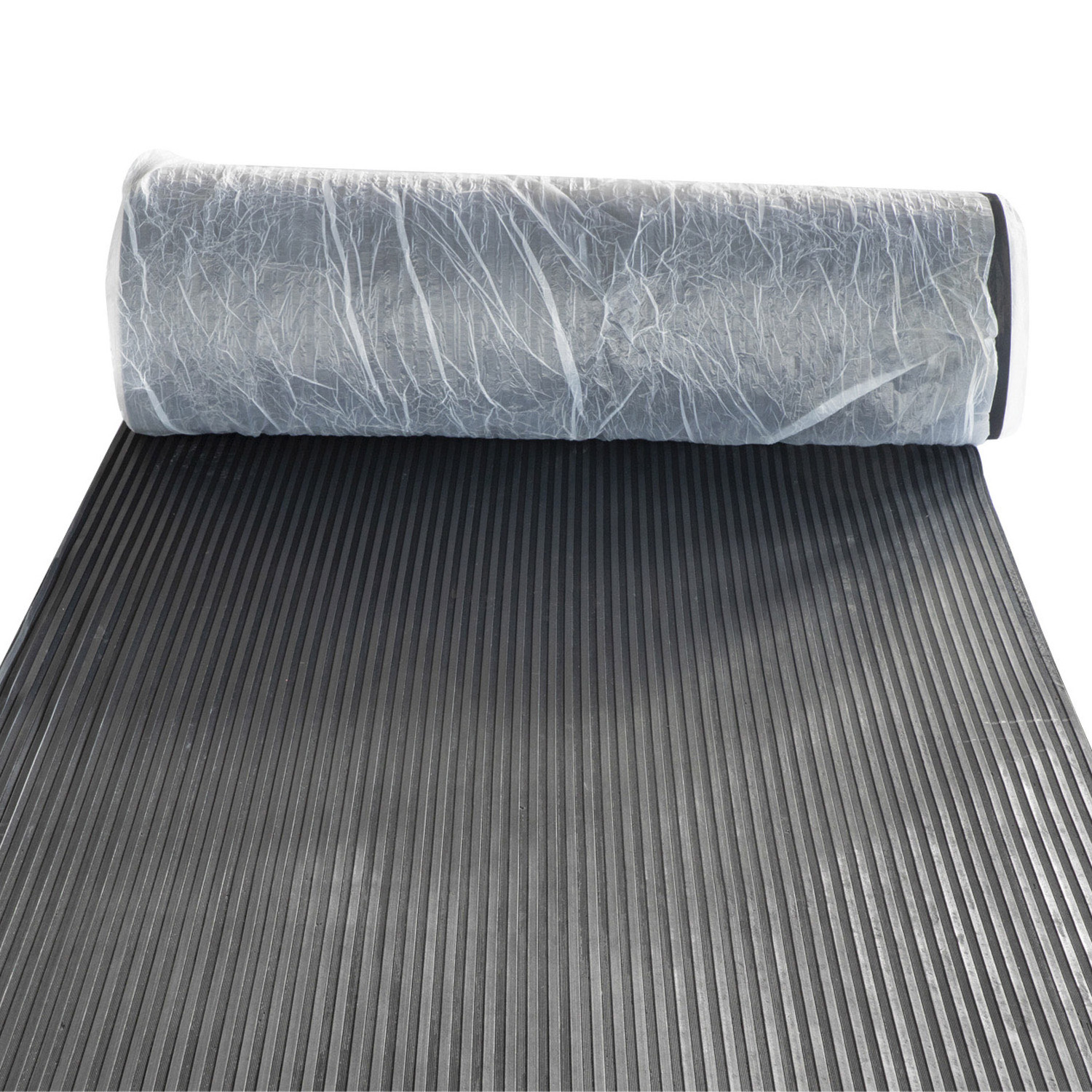 Corrugated Good Quality 3mm-10mm Rubber Sheet 1.5m Wide American Ribbed Natural Rubber Floor Mat