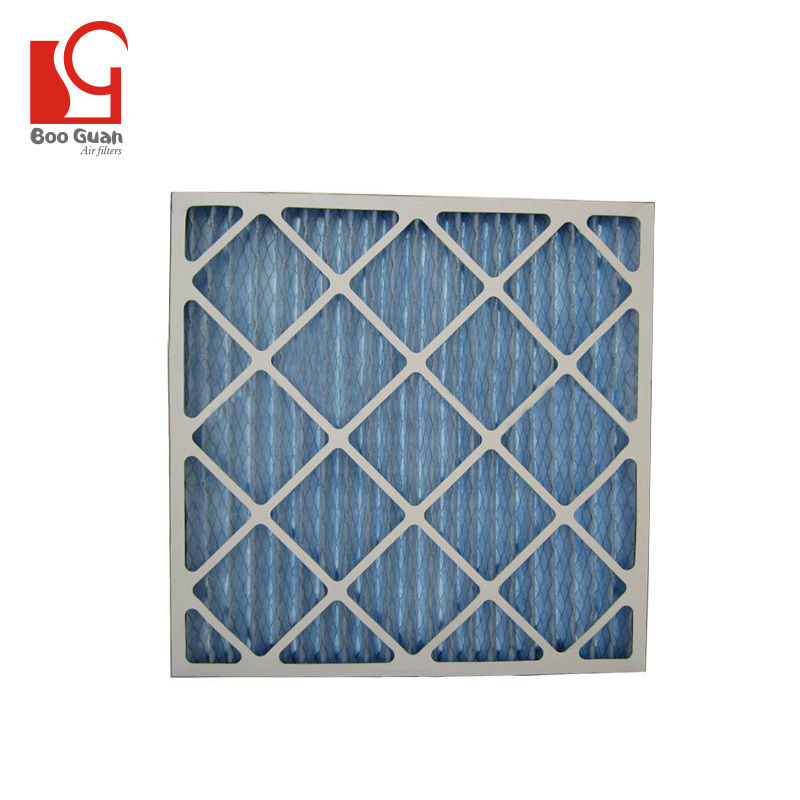 20x20 Air pre filter synthetic fiber g4 pleated paper air filter