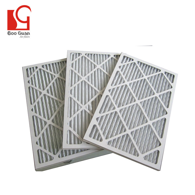 20x20 Air pre filter synthetic fiber g4 pleated paper air filter