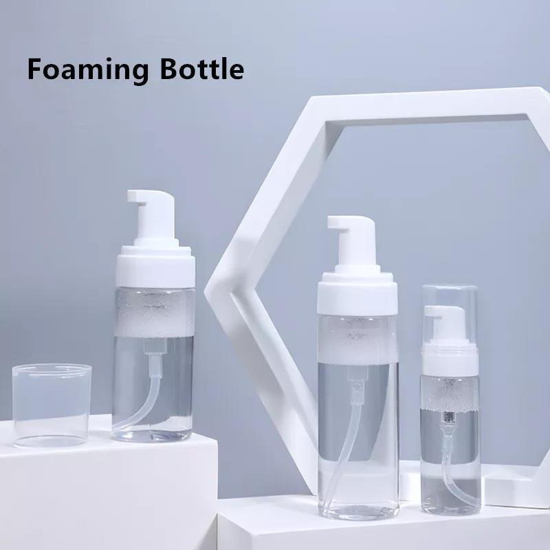 Free sample foam pump bottle 150ml,0.8cc 1.6cc empty custom clear foam pump bottles,42/410 soap foam pump bottle