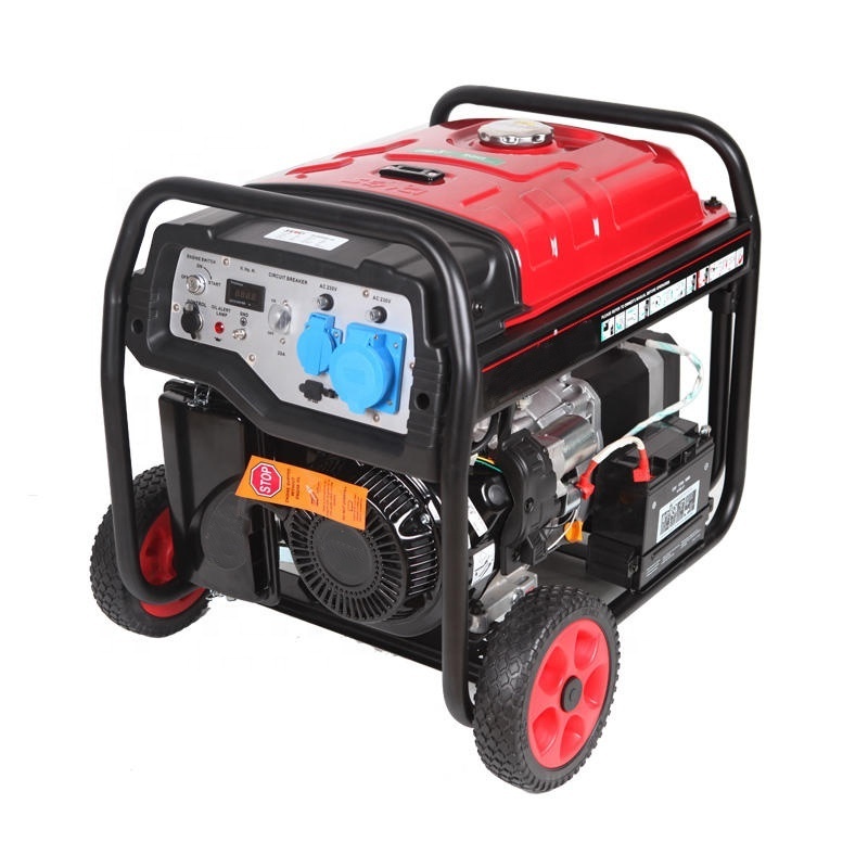 Portable 5kw Open Frame 4-stroke Recoil Inverter Jet Power Ac Single Phase Gasoline Generator