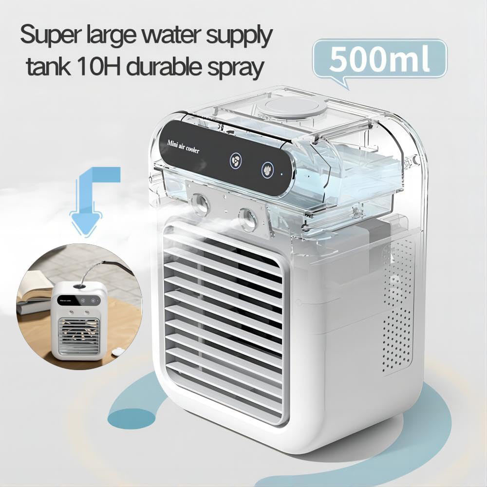 High Quality Air Conditioner Fan Portable Air Conditioner Mini USB Rechargeable Air Cooler Fan