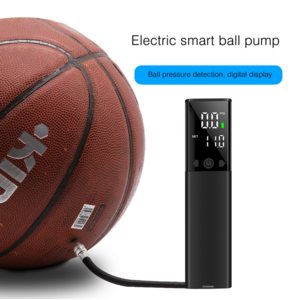 Hot Selling Wireless LED Display Screen Mini Portable Automatic Electric Ball Pump With Needles Fast inflate Soccer, Football