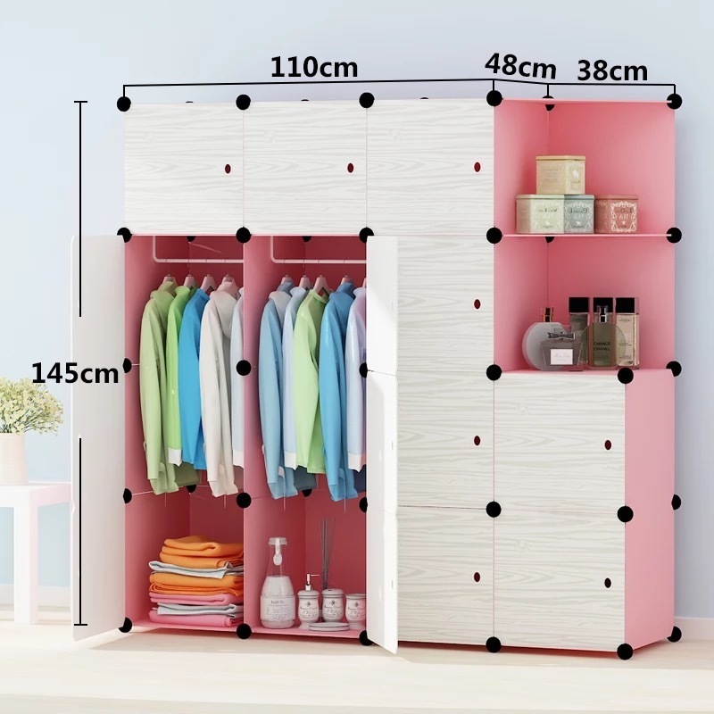 High Quality Nordic Sale bedroom furniture plastic clothes storage drawer closet system cabinet organizer baby adult wardrobes