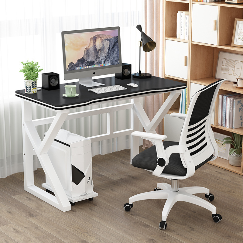 Wholesale New Design Best Modern Black And White Gaming Desk For Home Office Custom Computer Table