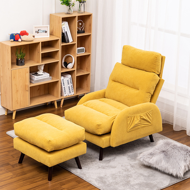 modern living room furniture wood folding tatami sofas chair foldable reclining living room lounge chair