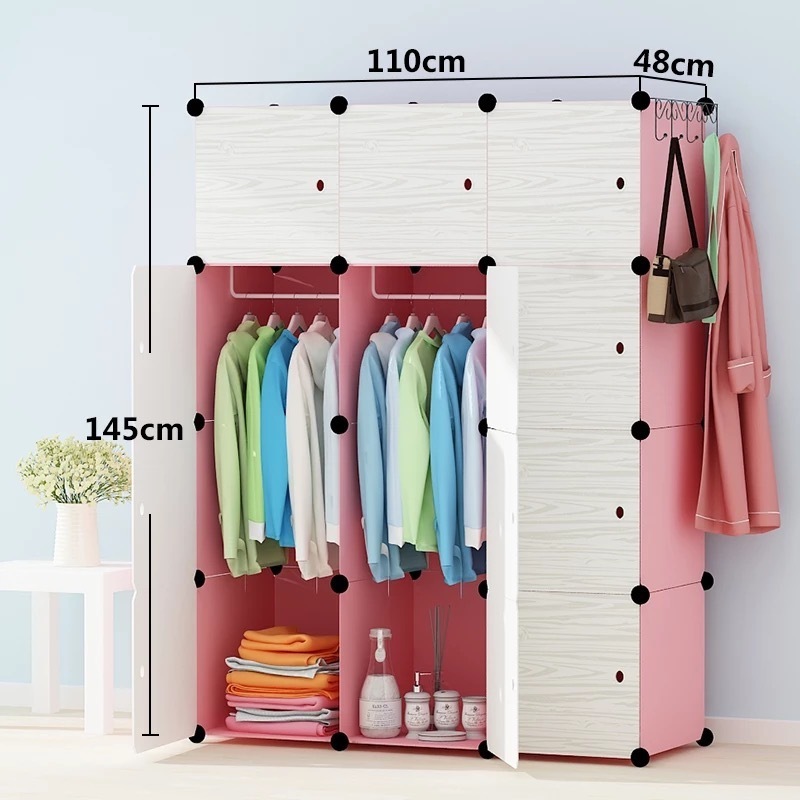 High Quality Nordic Sale bedroom furniture plastic clothes storage drawer closet system cabinet organizer baby adult wardrobes