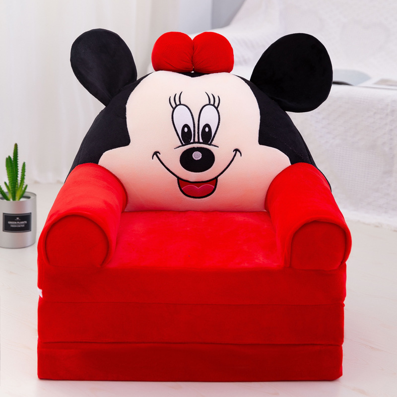 mini Foldable Lazy Sofa inflatable pink baby play children sofa beds children's cute cartoon folding mini sofa children