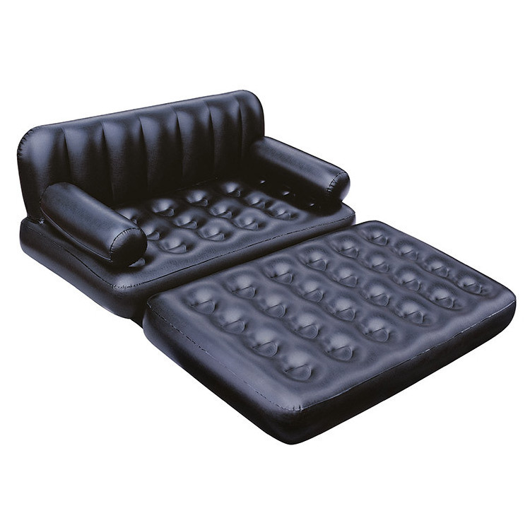 Promotion New style Popular air lounger sofa bedroom portable inflatable lazy bag air sleeping sofa cum bed with pump