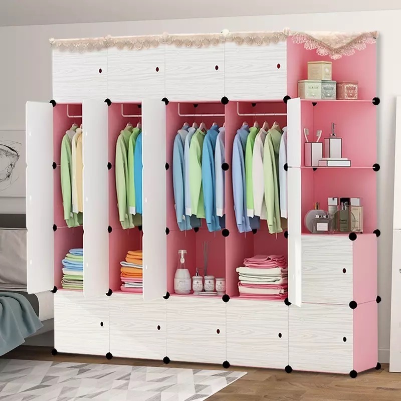 High Quality Nordic Sale bedroom furniture plastic clothes storage drawer closet system cabinet organizer baby adult wardrobes