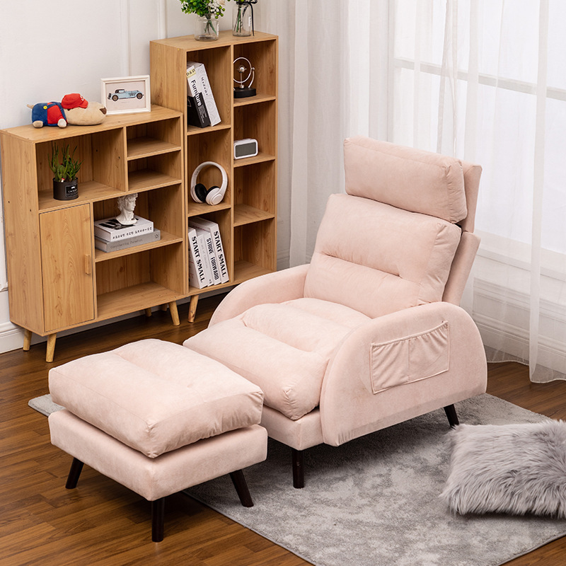 modern living room furniture wood folding tatami sofas chair foldable reclining living room lounge chair