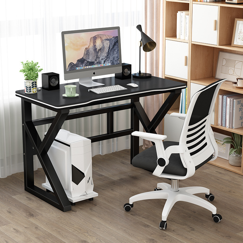 Wholesale New Design Best Modern Black And White Gaming Desk For Home Office Custom Computer Table