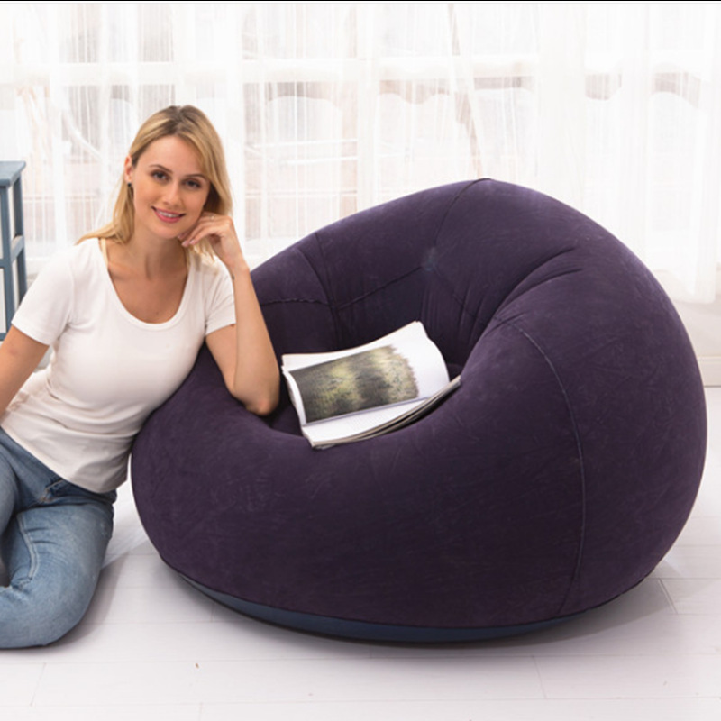 Wholesale Industrial Selling living room sofas recliner lazy couch bean bag sofa foldable inflatable air sofa chair