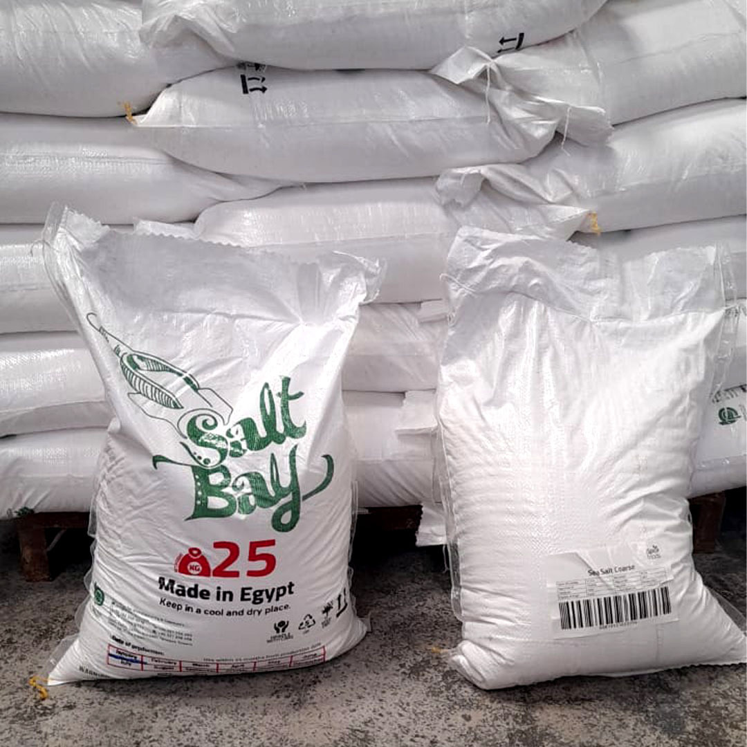 Salt Bay 25 Kg Brand | White Cooking Salt wholesale high quality best prices from Egypt ready to Export