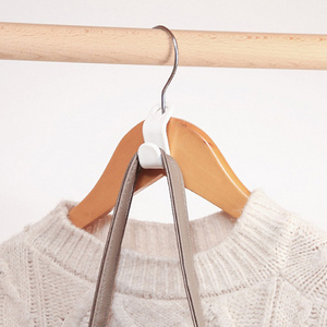 New Top seller  PP  Wardrobe Cloakroom Stack Clothes and Make Your Closet Space-Saving Hanger Connector Hooks