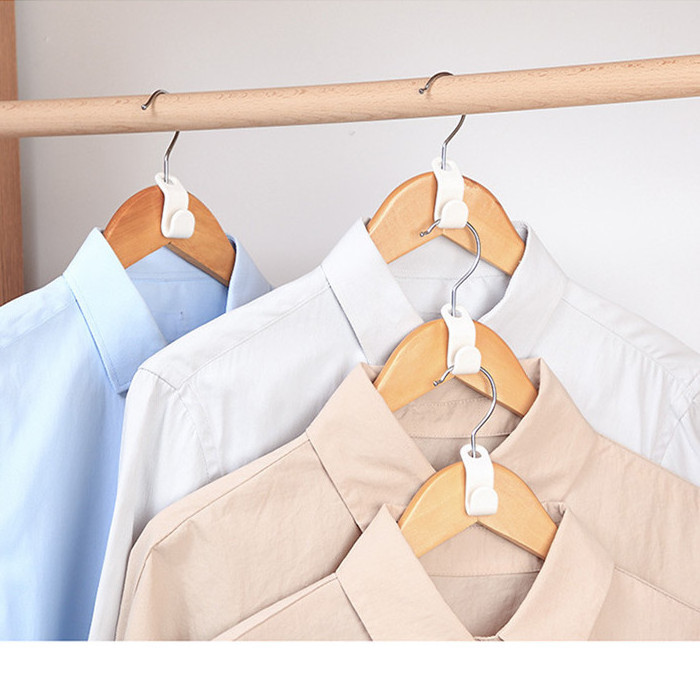 New Top seller  PP  Wardrobe Cloakroom Stack Clothes and Make Your Closet Space-Saving Hanger Connector Hooks