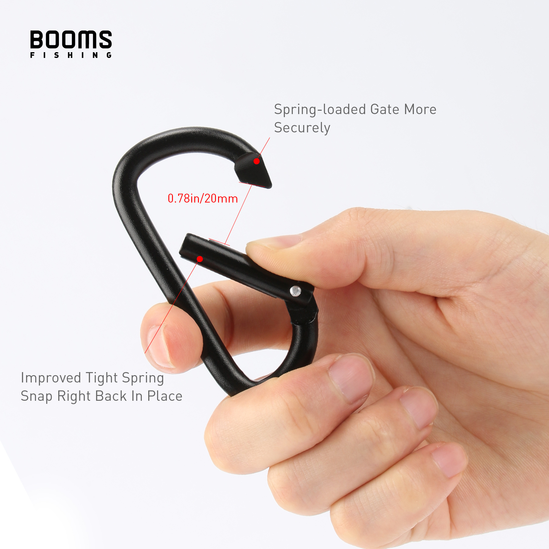 Multi-Use Aluminum Alloy Carabiner Keychain Clips Outdoor Camping Climbing Snap Clip Lock Buckle Hook Carabiner