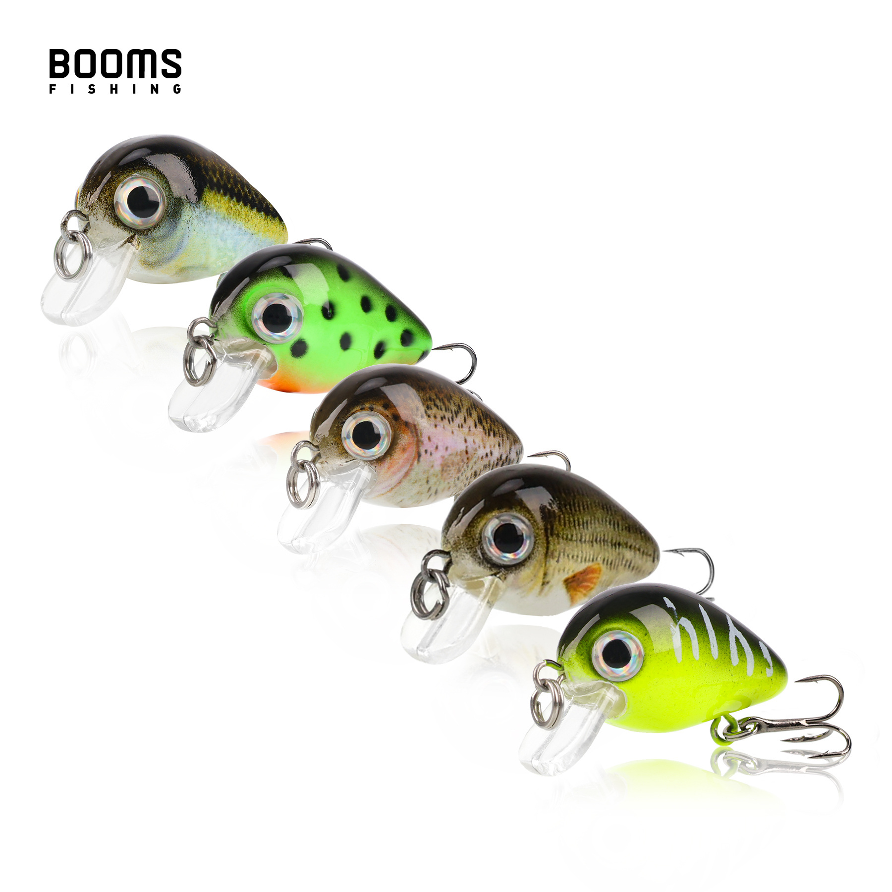 Crankbait Lure 2G/0.04OZ Squarebill Artificial Hard Baits 29mm/1.1in  Crank Bait Wobbler CB2 Fishing Lures Baits