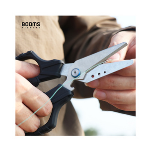 Portable Line Blades Braid Scissors Fishing Shears Stainless Steel Opener Walnut Cracker Function Fishing Line Cutter Clippers