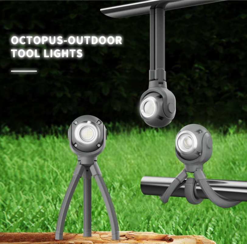 Hot Sale Portable Outdoor Tent Camping Lamps USB Solar Rechargeable Waterproof 4 Speed Dimming LED Camping Lights