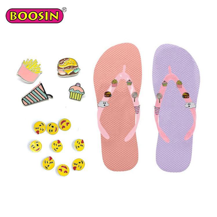 New Hot Summer Sandals Shoe Ornament Charm Flip Flops Decoration for Sale