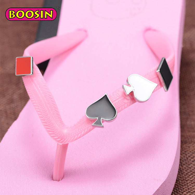 New Hot Summer Sandals Shoe Ornament Charm Flip Flops Decoration for Sale