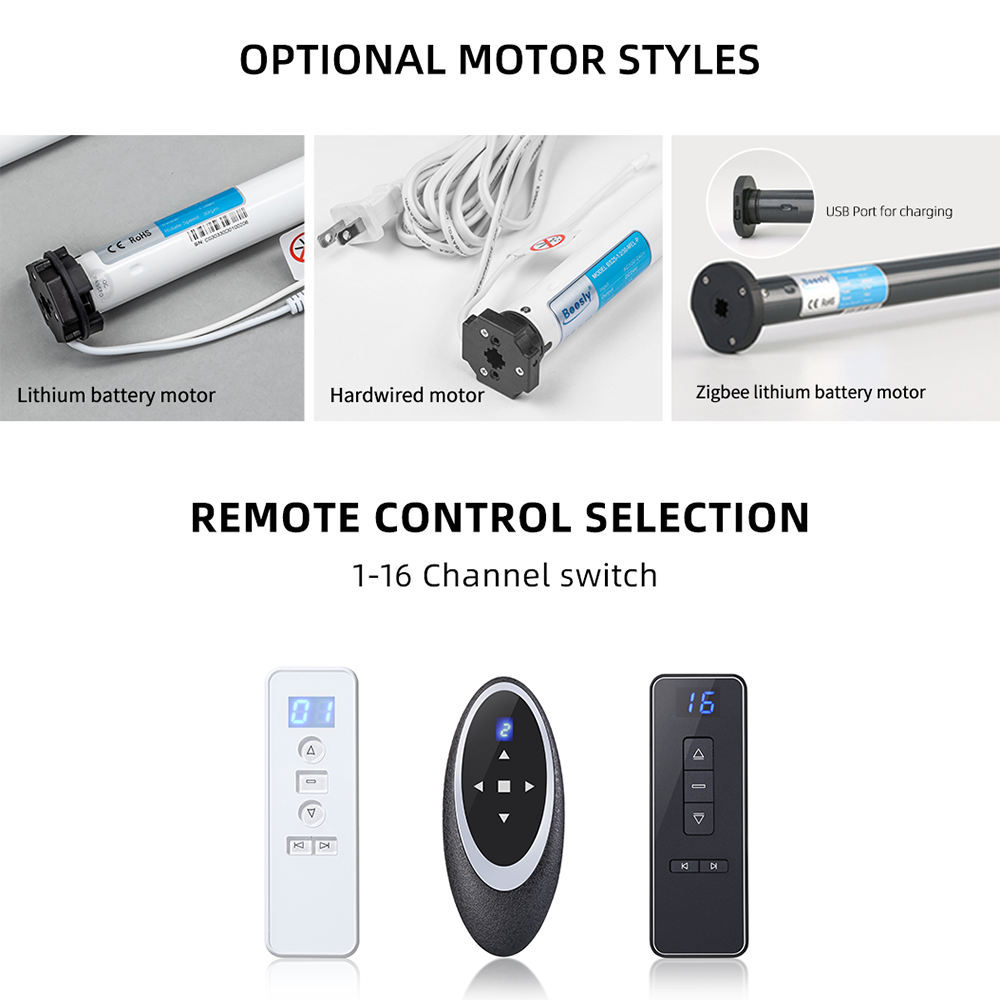 Wifi Remote Control Motorized Double Layer Office Roller Shades Electric Automatic Motors Blackout Window Zebra Blinds