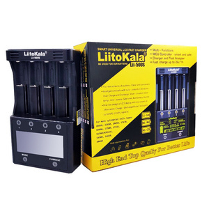 LiitoKala lii-500S 3.7V 1.2V 18650 26650 16340 14500 10440 18500 lii500 AA AAA Battery Charger With LCD 12V 2A Car Adapter