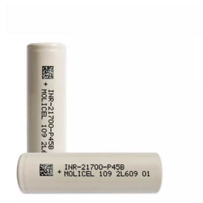 100% Original High Performance High Capacity MOLICEL INR21700 P45B 4500mAh 45A Discharge Rechargeable Battery