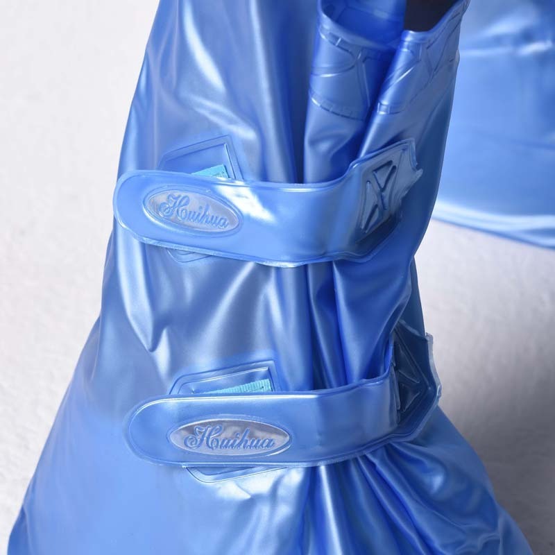 Factory Non-Slip Bule Boot Covers Anti-skid Non Woven Waterproof Disposable Rain Shoe Covers