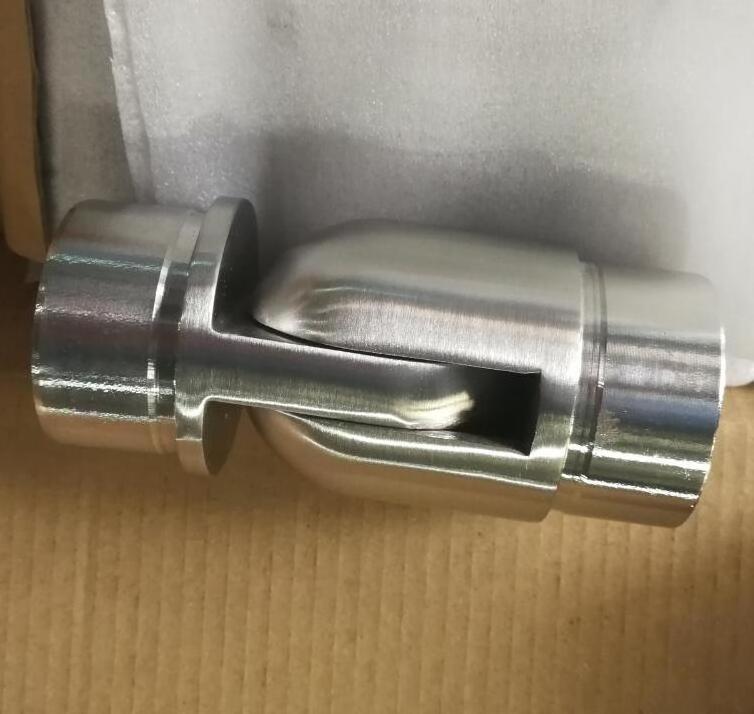 Stainless steel adjustable movable 40 mm 42mm tube connector for 0-180 degree pipe connection