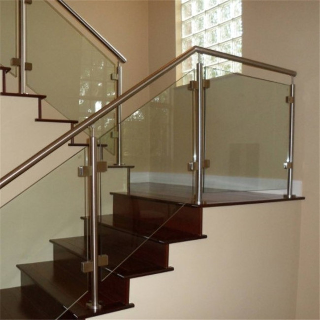 SS Modern balcony glass railing designs