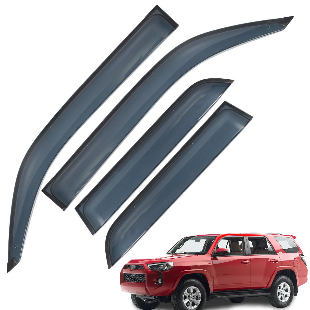 Car window visors 4 Pieces Door visor for Toyota 4Runner 2010-2020