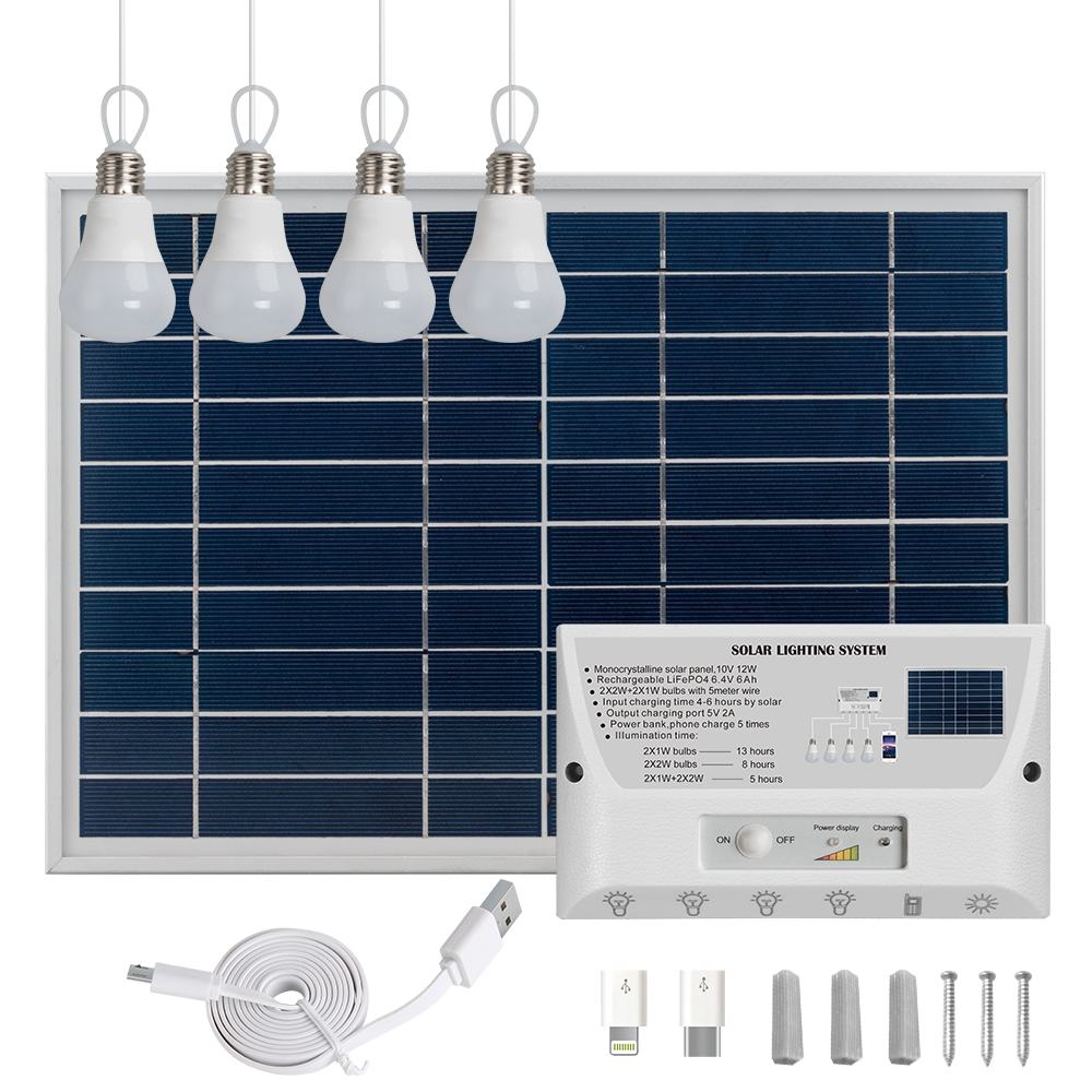 Residential power solar kit portable solar panel kit with battery storage