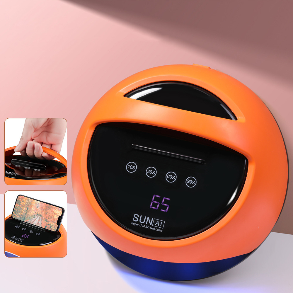 360W High Power 60 Beads LED Quick Dry Portable Nail Therapy Manicure Light Rechargeable Professional Uv Nail Lamp