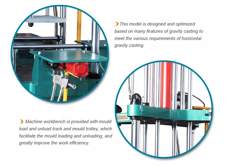 Gravity Green Sand Molding Part Making Machine Pressure Die Casting Machine