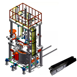 Auto Parts Knuckle Aluminum Low Pressure Cast Machine for Die Casting