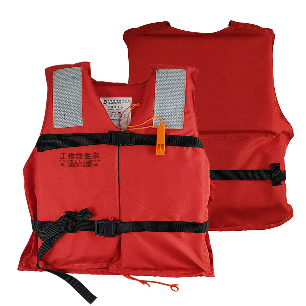 Wholesale Customization Red Marine Personal Safety Foam Flotation Work Vests Ccs Marine Work Life Jacket